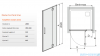 Sanplast Space Line DJ2P/SPACE drzwi prysznicowe 80x203 cm prawe przejrzyste 600-100-1630-42-401